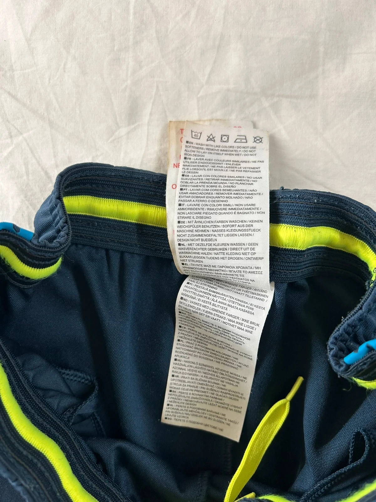 Calça de jogging de moletom azul marinho Nike dri fit tamanho 13 anos – photo 9